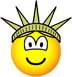 Emoticon of liberty  